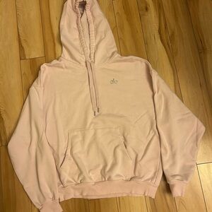 ALO RARE/Limited Edition Ballet Pink Yoga Accolade Hoodie